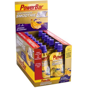 Powerbar Performance smoothie banaan bosbes 16 x 90 gram