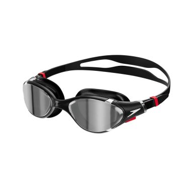 Speedo biofuse 2.0 mirror zwembril zwart/zilver 