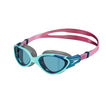 Speedo biofuse 2.0 zwembril blauw/roze dames 