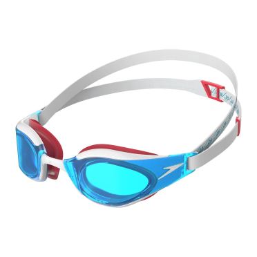 Speedo fastskin hyper elite zwembril blauw/wit