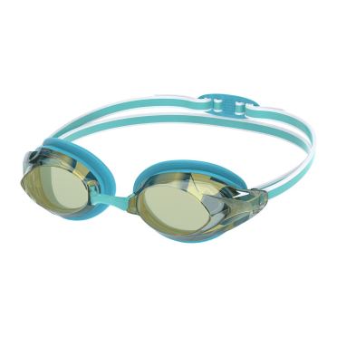 Speedo vanquisher 3.0 mirror zwembril blauw dames 