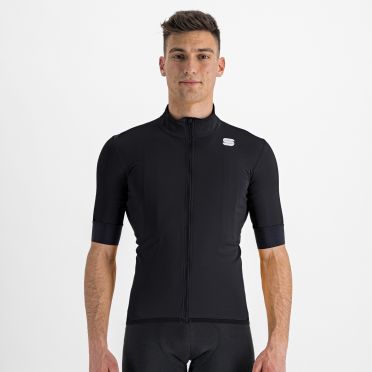 Sportful Fiandre light no rain fietsjack korte mouw zwart heren 