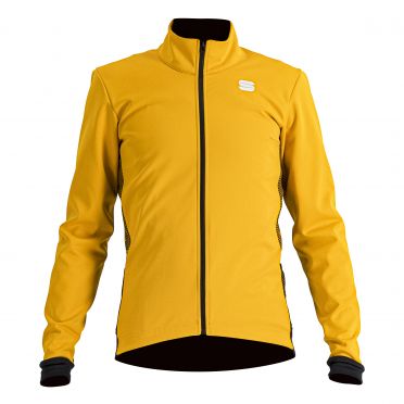 Sportful Neo softshell fietsjas lange mouw geel heren 