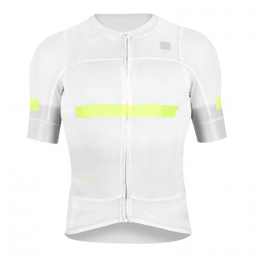 Sportful Evo fietsshirt korte mouwen wit heren 