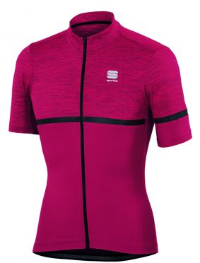 Sportful Giara jersey korte mouw fietsshirt bordeaux rood heren 