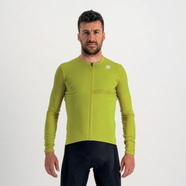 Sportful Matchy fietsshirt lange mouw groen heren 