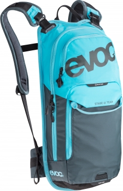 Evoc Stage team 6L + 2L badder rugzak blauw