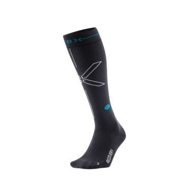 Stox Recovery socks zwart/blauw heren 