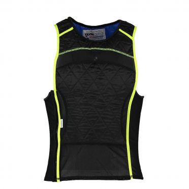 TechNiche KewlShirt evaporative cooling tank top zwart/geel