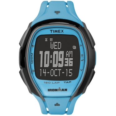 Timex Sleek 150 sporthorloge blauw 46mm