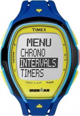 Timex Sleek 150 sporthorloge block blauw 46mm