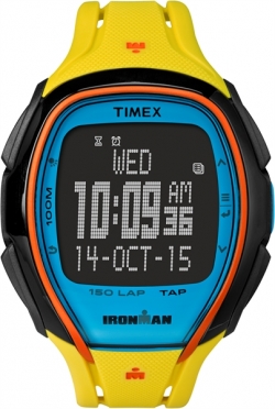 Timex Sleek 150 sporthorloge Block geel 46mm