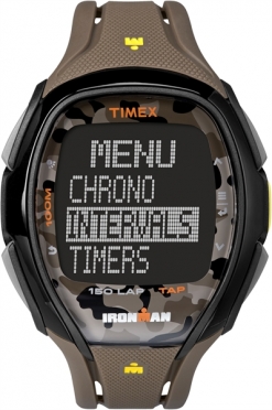 Timex Sleek 150 sporthorloge camo bruin 46mm