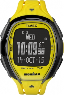 Timex Sleek 150 sporthorloge neon geel 46mm