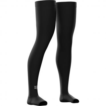 Compressport Total full leg Compressiekousen zwart