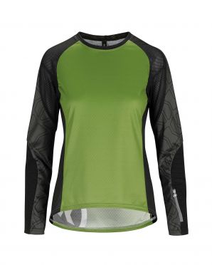 Assos Trail LS fietsshirt groen dames