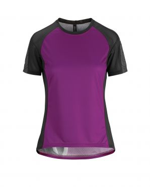 Assos Trail SS fietsshirt paars dames