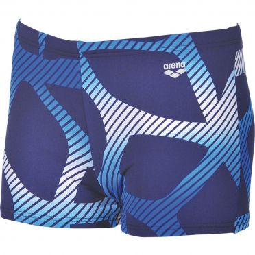 Arena Spider shorts zwembroek blauw/wit heren 