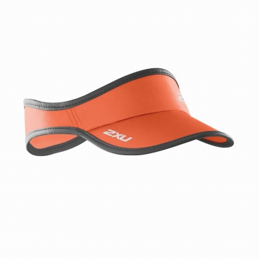2XU Run Visor zonneklep oranje