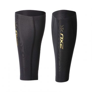 2XU Elite MCS Compression calf guard zwart/goud 