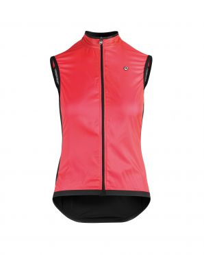 Assos Uma GT wind vest fietsjack roze dames