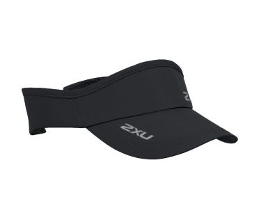 2XU Run Visor zonneklep zwart 