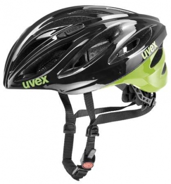 Uvex Boss Race Fietshelm zwart/groen