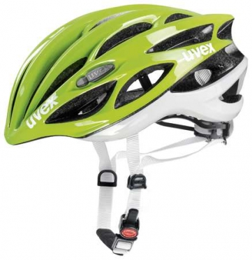 Uvex Race 1 Fietshelm groen/wit