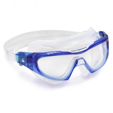 Aqua Sphere Vista Pro transparante lens zwembril blauw