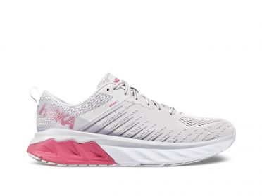 Hoka One One Arahi 3 hardloopschoenen wit/roze dames
