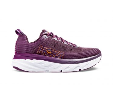 Hoka One One Bondi 6 hardloopschoenen paars/wit dames