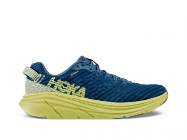 Hoka One One Rincon hardloopschoenen blauw/lime dames