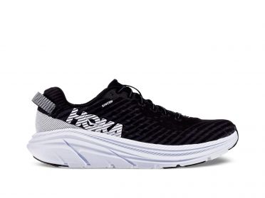 Hoka One One Rincon hardloopschoenen zwart/wit dames