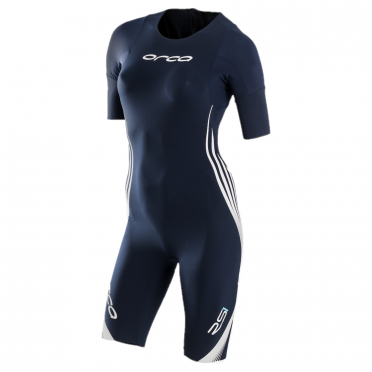 Orca RS1 korte mouw swimskin blauw dames