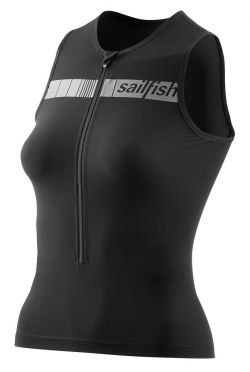 Sailfish Competition tri top zwart dames