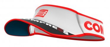 Compressport Ultralight hardloop visor wit