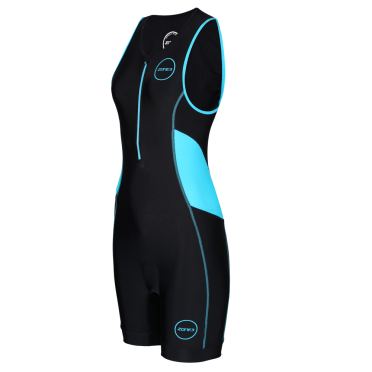 Zone3 Activate trisuit mouwloos zwart/blauw dames 