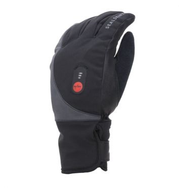 SealSkinz Upwell Cold weather verwarmde fietshandschoenen zwart 