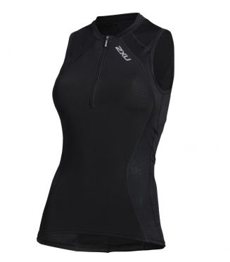 2XU Compression mouwloos tri top zwart dames