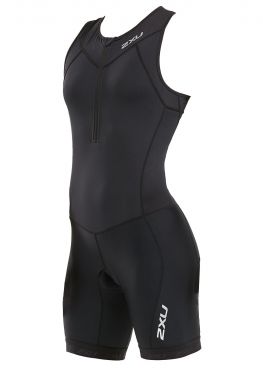 2XU Active mouwloos trisuit zwart dames 