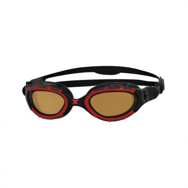 Zoggs Predator polarized ultra zwembril rood/zwart 