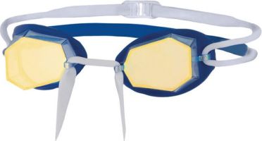Zoggs Diamond zwembril blauw/wit spiegellens 