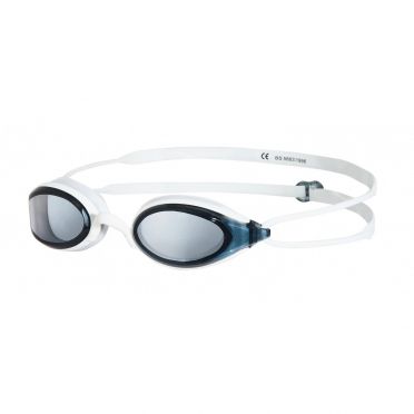Zoggs Fusion Air zwembril wit - donkere lens