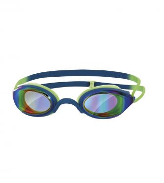 Zoggs Fusion air gold mirror zwembril groen/blauw