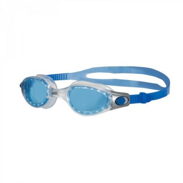 Zoggs Phantom Elite zwembril grijs/blauw - blauwe lens