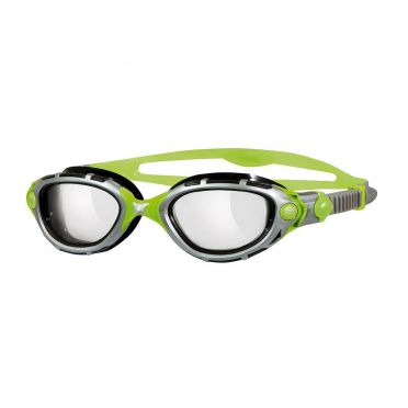 Zoggs Predator Flex Reactor Titanium zwembril grijs/groen
