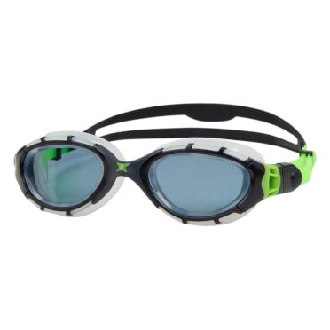 Zoggs Predator flex donkere lens zwembril zwart/groen 