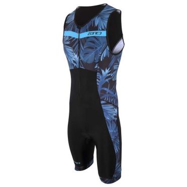 Zone3 Activate plus trisuit tropical palm mouwloos heren 