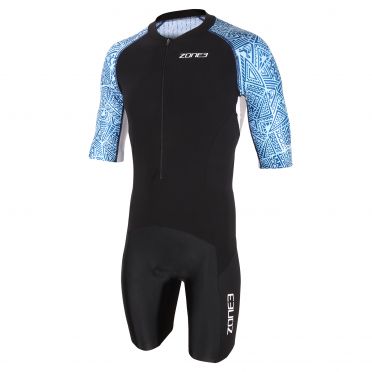 Zone3 Lava aero trisuit korte mouw kona print heren