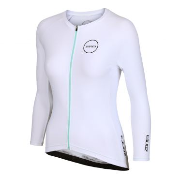 Zone3 Lava Aero lange mouw tri top wit dames 